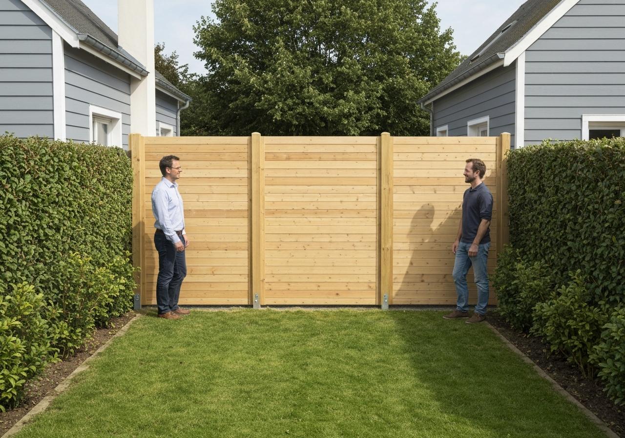 refaire clôture mitoyenne