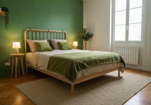 chambre vert sauge​