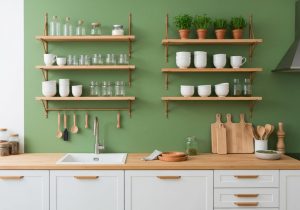 idée pour habiller un mur de cuisine