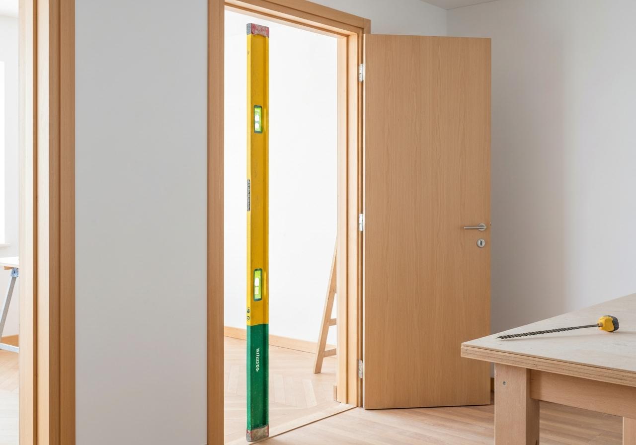 poser porte intérieur étapes