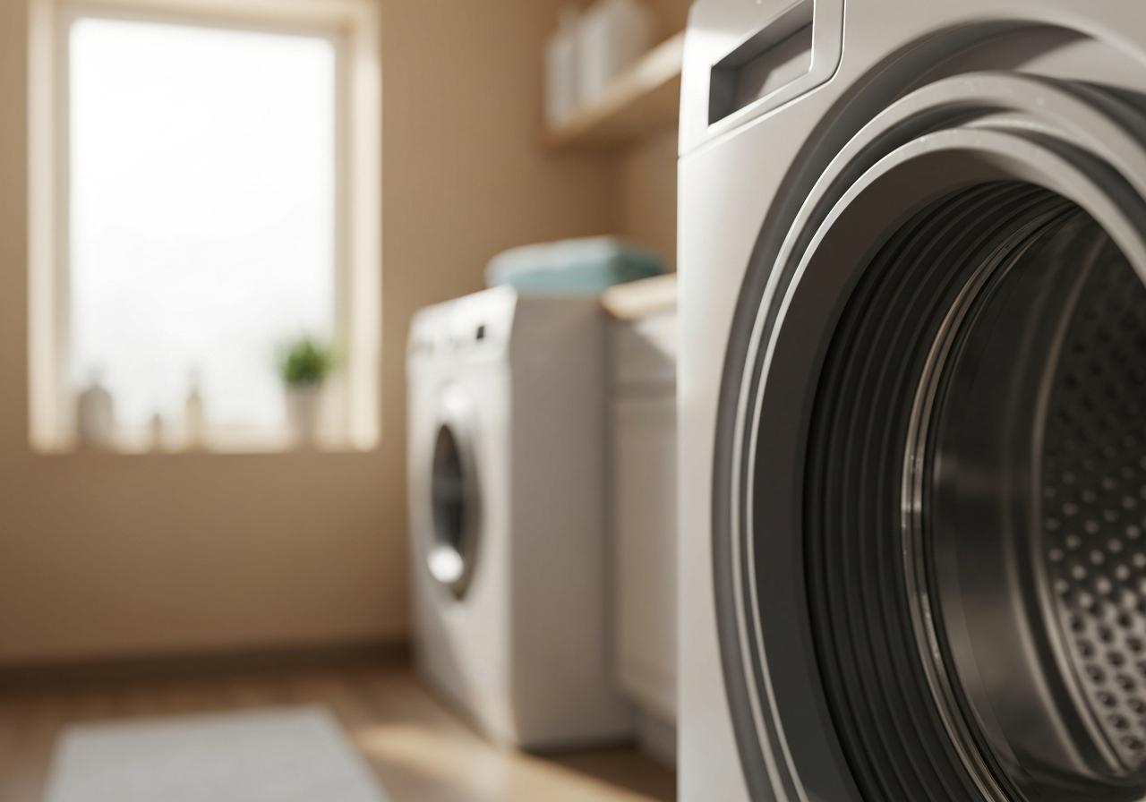 Joint de porte lave-linge en caoutchouc gros plan