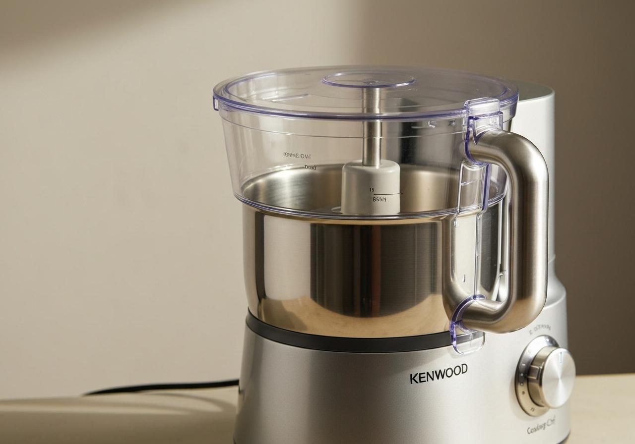 Protège-chaleur Kenwood Cooking Chef posé sur robot