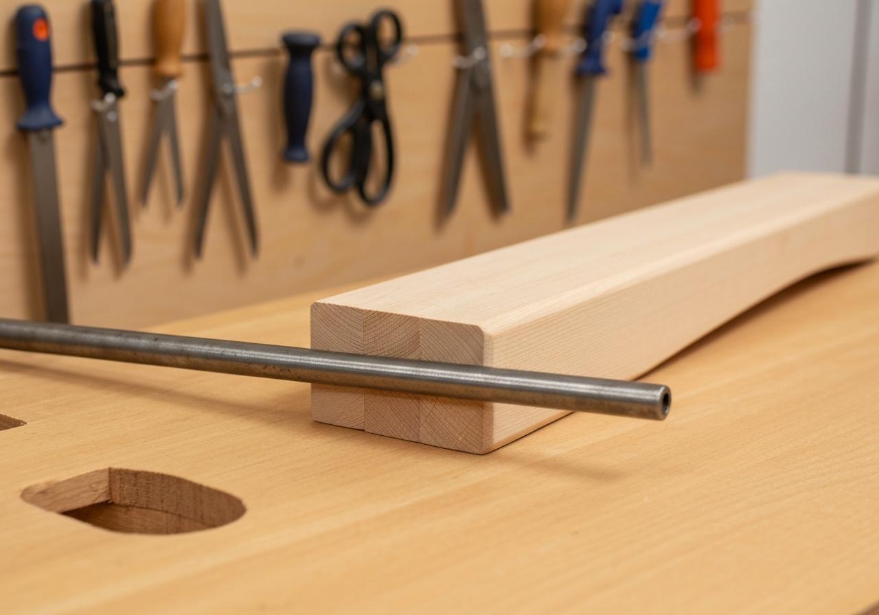 Outils de bricolage de base posés sur établi en bois