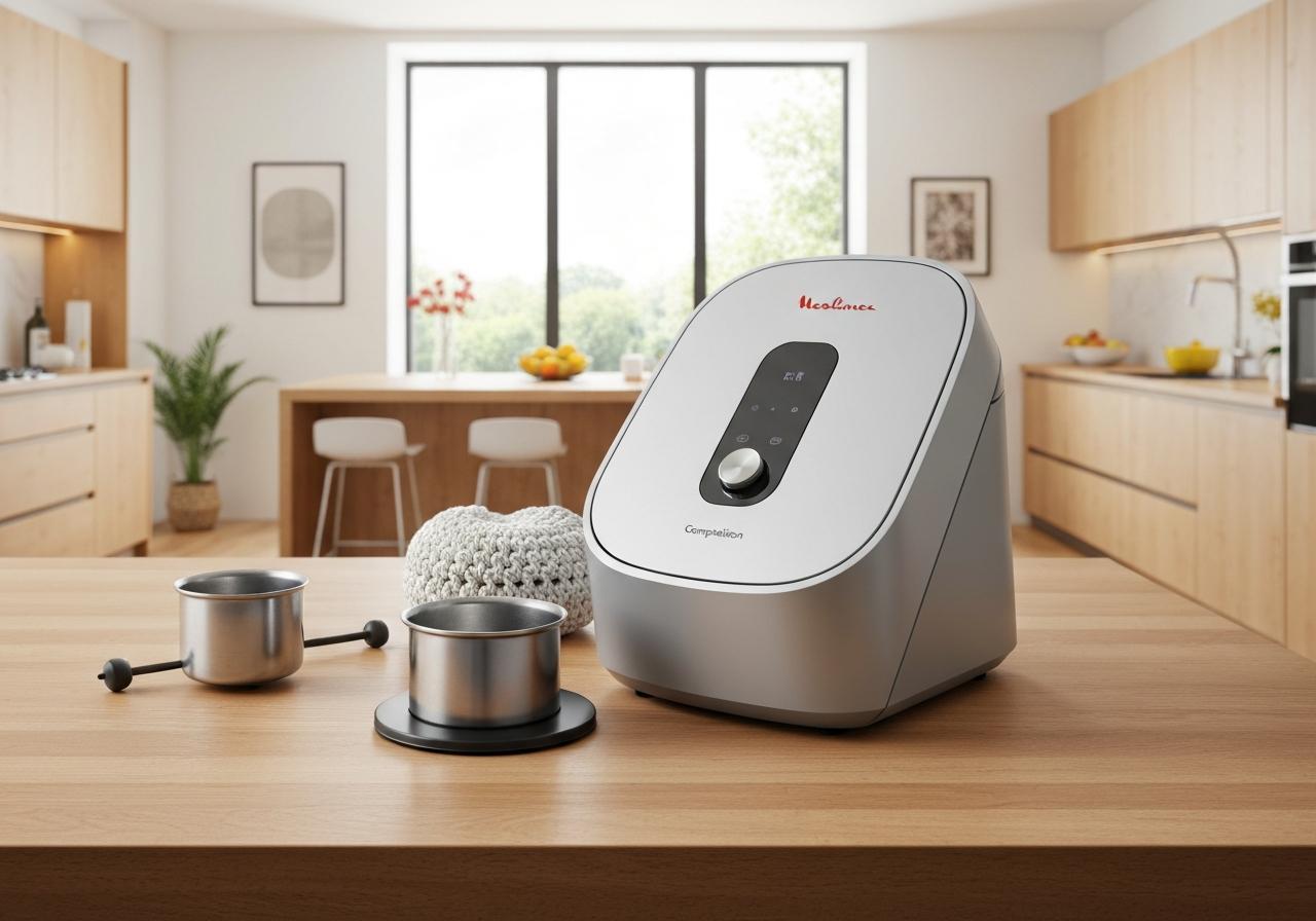 Robot cuiseur Companion Moulinex bol inox cuisine