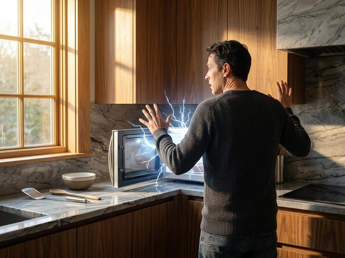 Pourquoi mon four à micro-ondes fait des étincelles ?