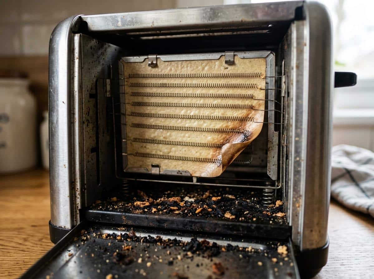Résistances d'un grille-pain sur plaques de mica déformées