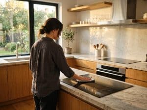 Comment nettoyer une plaque à induction rayée ?