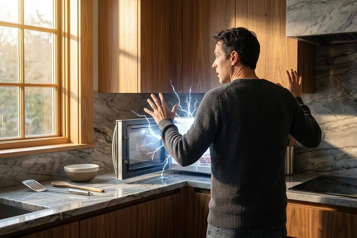 Pourquoi mon four à micro-ondes fait des étincelles ?