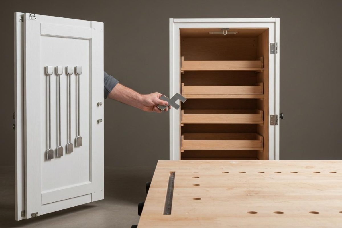 Comment réparer une porte de placard qui ne ferme plus bien ?